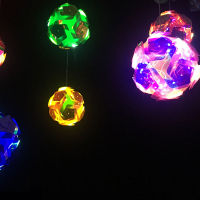 [COD] โคมไฟประดับลูกบอลกุหลาบหลากสี