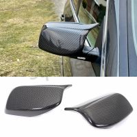 Carbon Fiber Car Rear View Door Wing Mirror Side Mirror Cover Caps Shell Case for BMW E60 E61 E63 E64 5 6 Series Model 2004-2010