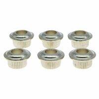 KAISH Nickel METAL Guitar Conversion Bushings Adapter Ferrules for Vintage Tuning Keys