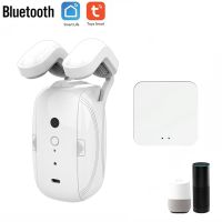 Tuya Smart Automatic Curtain Opener+Gateway Bluetooth Roman Rod Curtains Switch Remote Control for Alexa Google Home