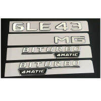 Chrome GLE43 for AMG BITURBO 4MATIC Fender Badge Emblems for-Mercedes W166 C292