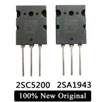 10PCS 2SA1943 TO-3P 2SC5200 TO-3PL 3pair (5PCS SC5200 SA1943) TTC5200 TTA1943 100% ใหม่ Original IC Chip in stock จัดส่งฟรี