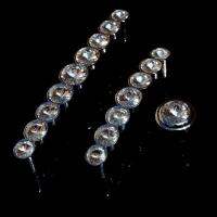 【LZ】✾◎◈  96mm 128mm Modern Fashion Rhinestone Furniture Handle Silver Chrome Dresser Cabinet Door Pull  Glass Crystal Drawer Knobs