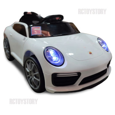 Rctoystory  รถแบตเตอรี่ไฟฟ้าเด็กเล่น ทรง Porsche 911 รุ่นMN-2013