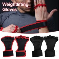 Men Gym Gloves Weightlifting Bodybuilding Training Fitness Fingerless Gloves Half Finger Cycling Gloves Non-Slip Wrist Support