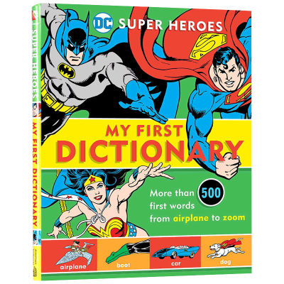 DC hero childrens primary Picture Dictionary English original book Super Heroes My first Dict