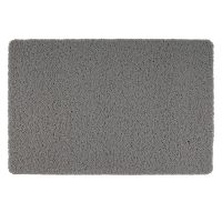 Non-Slip Shower Mat, Comfortable Bath Mat for Texture Surface, Bathing Step Mat, Silk Circle, Toilet Bathroom Gray