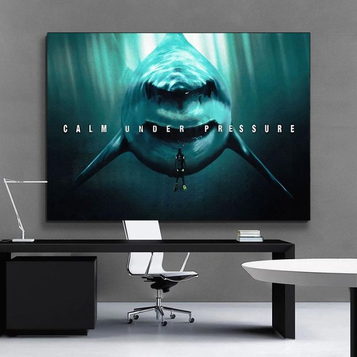 chase-your-dream-อ้างโปสเตอร์ช้างฉลามรถสร้างแรงบันดาลใจภาพวาดผ้าใบ-wall-art-พิมพ์แรงบันดาลใจ-office-decor