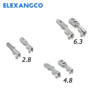 50Set(100PCS) Quick Splice 2.8/4.8/6.3mm Male and Female Spade Connectors Wire Crimp Terminals Block For Car Speaker Electrical