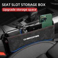 hotx 【cw】 Car Organizer Side Reserved Charging Cable Hole Grand auto Storage