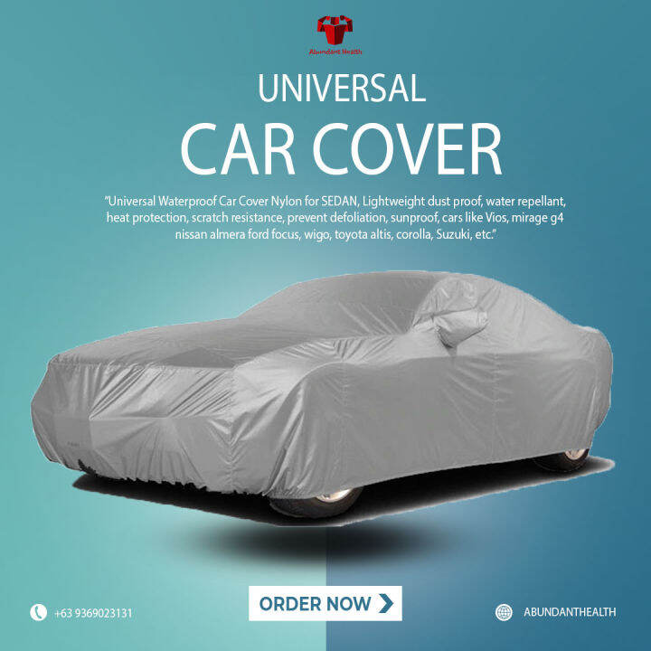 Universal Waterproof CAR COVER Nylon for SEDAN, Lightweight dust proof ...