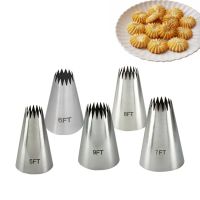 【CC】✱  5FT/6FT/ 7FT/ 8FT/ 9FT Pastry Nozzles Decorating Icing Piping Tips Baking Tools