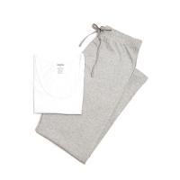 Pajama Set - White/Grey