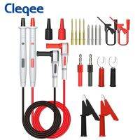 Cleqee P1503d ดิจิตอลมัลติมิเตอร์ Probes เคเบิ้ล Feeler กับตะขอทดสอบกล้วยเสียบเปลี่ยนเข็มทดสอบนำไปสู่ชุด