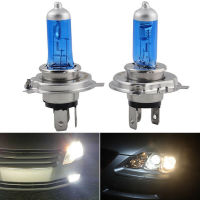 2Pcs HB2 H4 9003 Xenon สีขาว12V 55W 6000K Bright Light หลอดไฟหน้าฮาโลเจน High Power ไฟหน้ารถหมอก Light