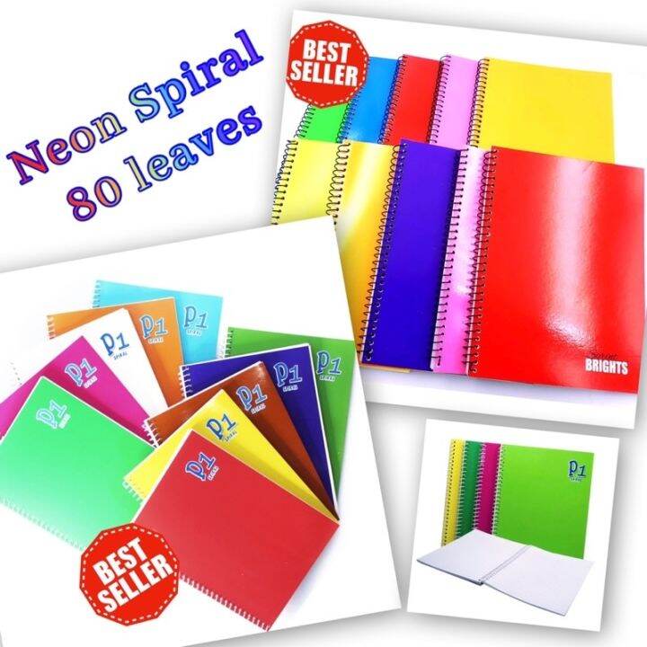 Spiral Notebook P1 80 leaves 148mm X200mm 10 pieces Lazada PH