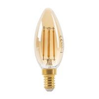 LED Filament Candle E14 6W Dim ได้