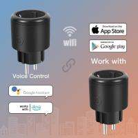 Tuya WIFI Smart Plug Socket EU 16A Smart Timer Monitor Power Wireless Remote Plug Smart Life APP Works With Alexa Google Home Ratchets Sockets