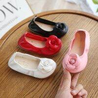 【Love ballet】รองเท้าเด็กผู้หญิงเจ้าหญิงรองเท้าเต้นรำแบนดอกไม้แฟชั่น Ballerina Slip On นุ่มสบายเด็กวัยหัดเดินเด็ก Performance Shoes