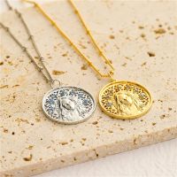 【YF】❇▩  HECHENG Sea Necklace Goddess Portrait Pendant for Wedding Jewelry