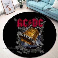 วงดนตรีร็อค Ac/dc พิมพ์ลายปกรอบย้อนยุคพรมห้องนั่งเล่นห้องนอนสวยงามไม่ใช่พรมเช็ดเท้าหน้าประตูเสื่อปูพื้นของขวัญวันเกิด