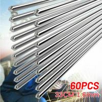 60Pcs Low Temperature Easy Melt Aluminum Universal Silver Welding Rod Cored Wire 1.6mm Rod Solder No Need Solder Powder Weld Bar