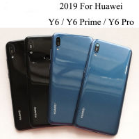 ต้นฉบับ6.1นิ้วใหม่สำหรับ Huawei Y6 2019 / Y6 Prime 2019 / Y6 Pro 2019ฝาหลังประตูกรณีอะไหล่กระจกด้านหลัง