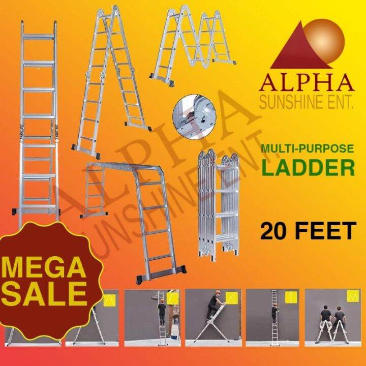 free-shipping-multi-purpose-20-feet-ladder-aluminium-cheapest-lazada-ph