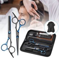 10pcs Stainless Steel Hair Cutting Thinning Scissors Professional Hairdressing Scissors Hair Barber Scissors Set Tesoura