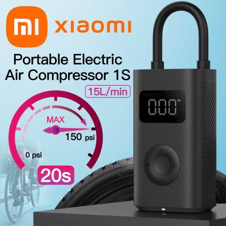 Xiaomi Mijia Portable Electric Air Compressor 1S Led Multitool Air Pump ...