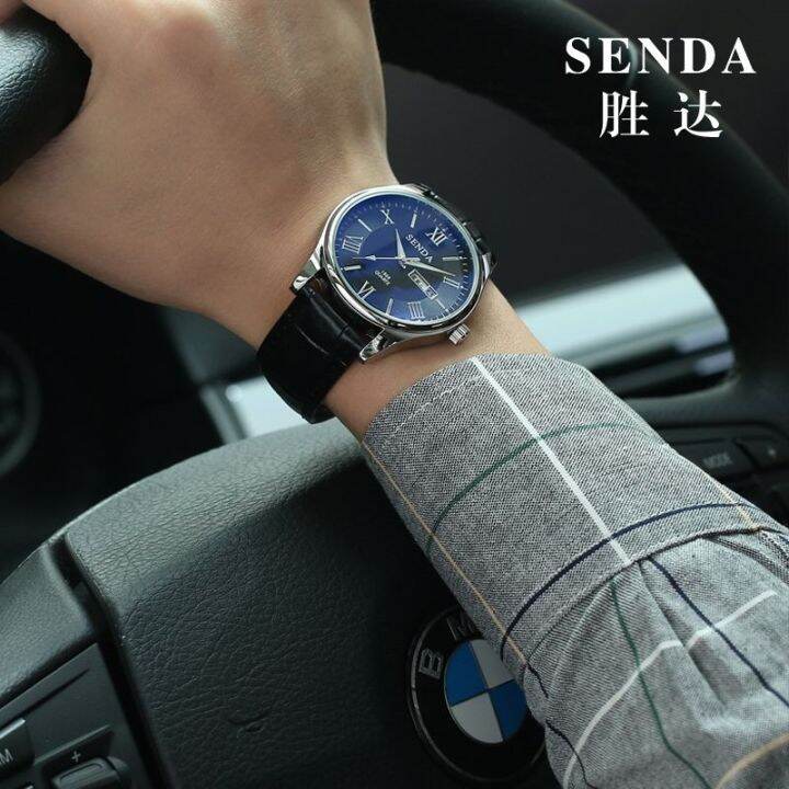 leather-strap-watch-mens-korean-version-simple-waterproof-student-quartz-fashion-sports-retro