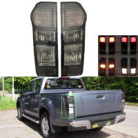 DMAXไฟท้าย ดำคล้ำ LEDไฟท้ายรถยนต์ โคมไฟท้ายรถยนต์ ปี 2012-2019 สีดำ Tail Light Taillamp for Isuzu Dmax ดีแม็ก