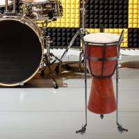 BNMUSIC ขาตั้งบาร์เรลนั่งกับล้อขาตั้งกลองชั้นวางของหนักขาตั้งกลอง Djembe