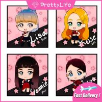 [PL] DIY BLACKPINK Idol Circle การ์ตูน5D ภาพวาดเพชรเต็มรูปแบบ,สำหรับตกแต่งผนังห้องนอน30x30cm