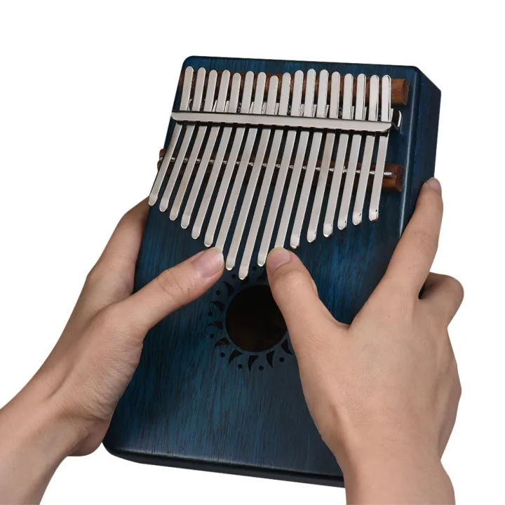 17 Key Portable Kalimba Mbira Thumb Piano Mahogany Solid Wood Musical Instrument T For Music