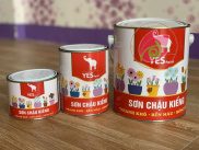 Sơn chậu kiểng , sơn chậu cảnh 1K Yes nhiều màu 400g hoặc 800g