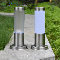 กลางแจ้งสีขาว PC Frosted อะคริลิค Shade โคมไฟเสาภูมิทัศน์ทางเดิน Porch Path โพสต์โคมไฟเสา Bollard Light สำหรับ Home