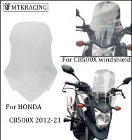 MTKRACING สำหรับรถจักรยานยนต์ HONDA CB 500X CB500X Cb500x Cb 500X 2012-2021กระจกหน้ารถหน้าจอด้านหน้า