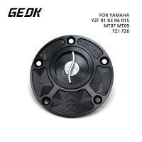 ✺๑✢ Motorcycle Fuel Gas Tank Cover Cap Protector Accessories For Yamaha YZF R1 R3 R6 R7 R25 R15 MT 03 07 09 10 15 25 FZ 1 6 07 09 10