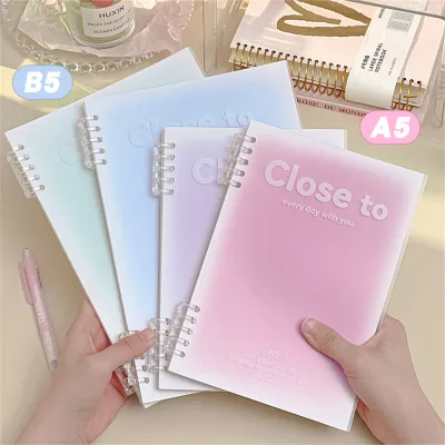 60 Sheets Binder Lined Book B5 Loose-Leaf Notebook A5 Loose-Leaf Notebook 60 Sheets Binder Lined Book School Office Stationery Supplies Students Writing Journal Stationery Supplies For Students Notebook For School Office Stationery Notebook Loose-Leaf