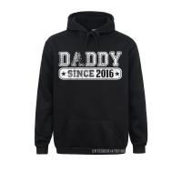 Sudadera para hombre Daddy Since 2016, sudaderas con capucha para el Día del Padre, nuevo regalo para papá, sudaderas juveniles para adultos, sudaderas con gráfico 3D de manga larga