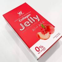 ราคาต่อกล่อง COLLAGEN JELLY BY WINK WHITE คอลลาเจนเจลลี่ รสพีช ปริมาณ 5 ซอง