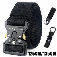 Army Belt Tactical Metal Buckles Strong High Quality Quick Release Adjustable Length Training Combat Military Nylon Men Belts