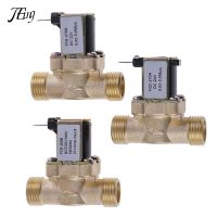 [HOT DUlQWBVNN 560] ร้อน1ชิ้น DC 12โวลต์24โวลต์ AC 220โวลต์ G1/2 39; 39; ทองเหลืองไฟฟ้า Solenoid V Alve สำหรับเครื่องทำน้ำอุ่นพลังงานแสงอาทิตย์