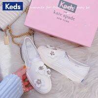 KEDS รองเท้าลําลอง สวมหุ้มข้อ สําหรับสตรี ส้นหนา ลายดอกไม้