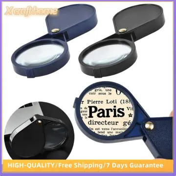 MAGNIFYING GLASS SET 60MM READING SMALL PRINT LENS STAMPS COINS