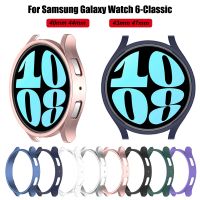 PC Watch Case for Samsung Galaxy Watch 6 40mm 44mm Hollow Frame Bumper Cover Accessorie Watch6 Classic 47mm 43mm Protector Shell