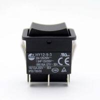 ‘；【= HY12-9-3 6 Pins Momentary Push Button On Off On Rocker Switch Pushbutton Switches For Electric Power Tools 125/250V 18/20A