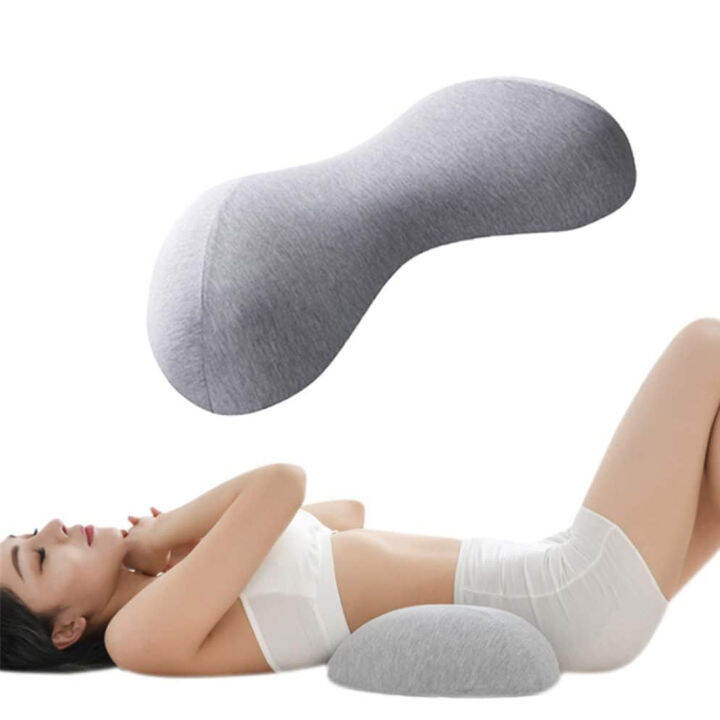 Lumbar Pillow Orthopedic Lumbar Spine Sleep Support Lumbar Support Bed  Pillow Compatible With Sciatica Pregnancy Hip Or Leg Pain