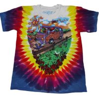 เสื้อยืดวง GratefulDead (The BUS GAME) ลิขสิทธิ์แท้  liquid blue.